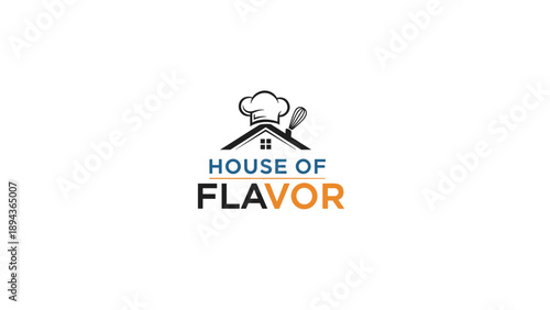 House of Flavor Logo Design Element 1.