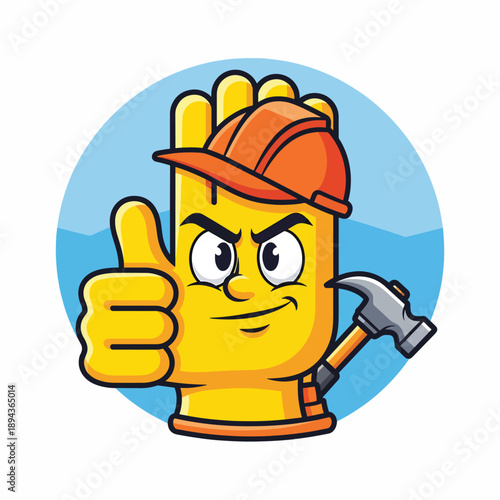 Handyman Hand with Hammer