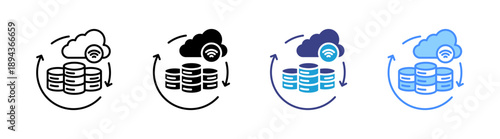 Lifetime icon set multiple style collection