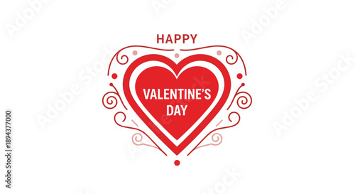 Wallpaper Mural Valentines Day Heart Illustration Design Element 2. Torontodigital.ca