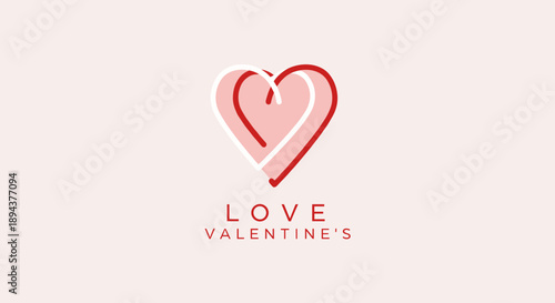 Wallpaper Mural Valentines Day Heart Love Symbol Design. Torontodigital.ca