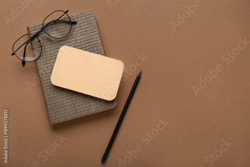 Composition with blank card...