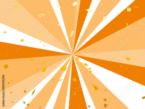 集中線, 漫画, 黄色, 光, 横線, 効果線, レーヨン, イラスト, サマータイム, 紙吹雪, 