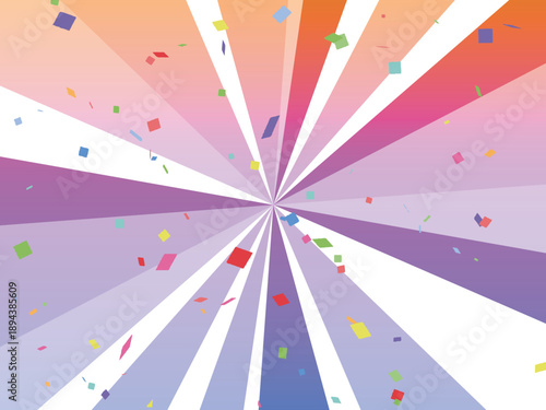 集中線, 漫画, 黄色, 光, 横線, 効果線, レーヨン, イラスト, サマータイム, 紙吹雪