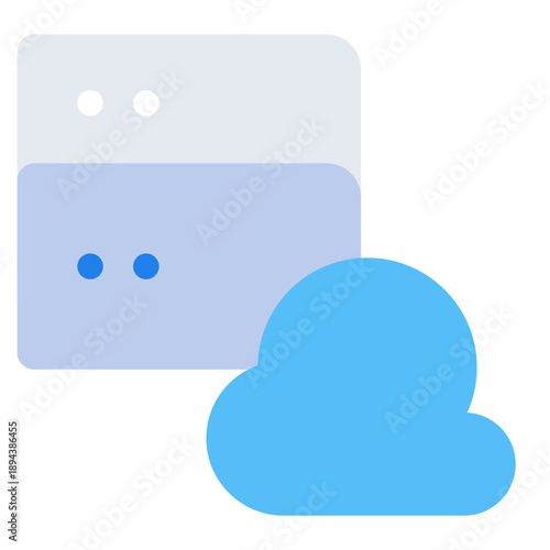 Cloud Database Icon