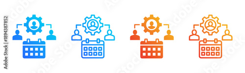 Workforce Planning Consistent and versatile vector icons illustrating essential concepts in various styles
