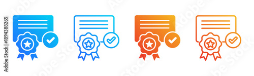 Skill Certification Consistent and versatile vector icons illustrating essential concepts in various styles
