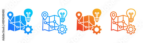 Skill Mapping Consistent and versatile vector icons illustrating essential concepts in various styles