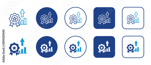 Skill Upgrade Multi-Style Icon Variations Background