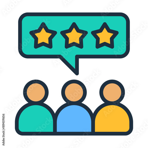 Support Agent Icon - Lineal Color