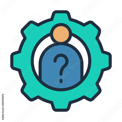 User Roles Icon - Lineal Color