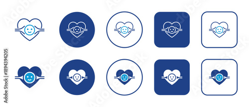 Emotion Multi-Style Icon Variations Background