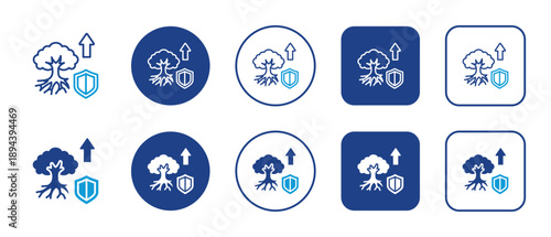 Resilience Multi-Style Icon Variations Background