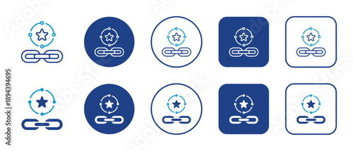 Connection Multi-Style Icon Variations Background