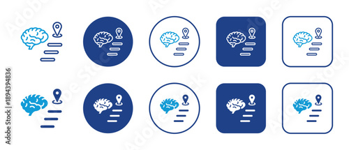 Self-Talk Multi-Style Icon Variations Background