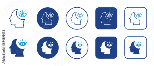 Mind Space Multi-Style Icon Variations Background