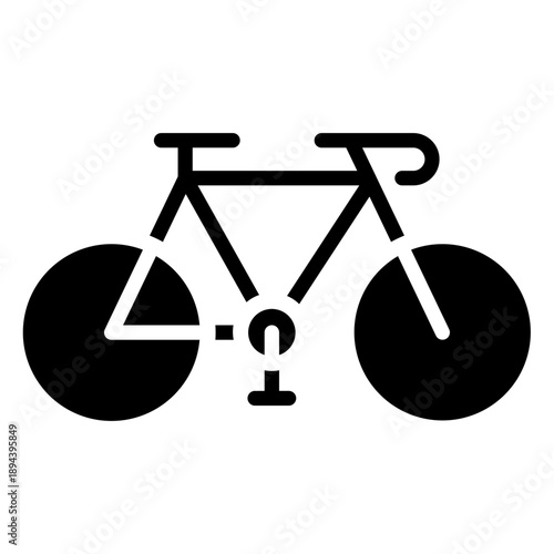 Bicycle Glyph Icon