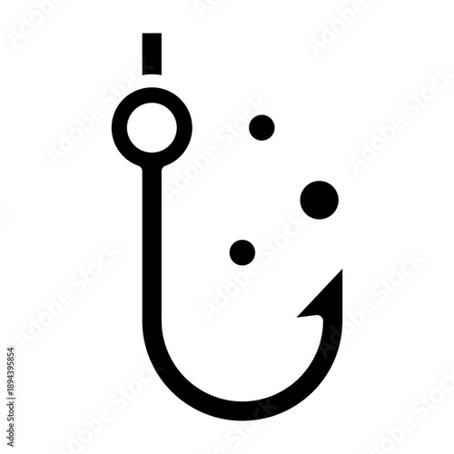 Fishing Glyph Icon
