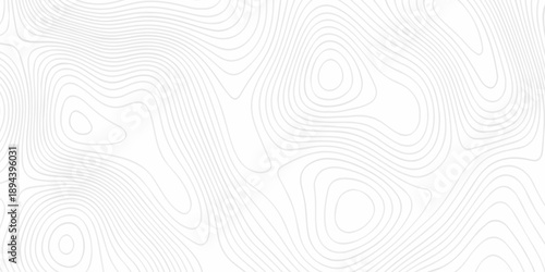 Modern spiral topography map line location discovery design. vector topo map design White topographic world grid wave Topographic map geographic line texture background.
