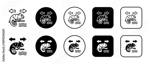 Detachment Multi-Style Icon Variations Background