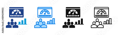 Workforce Analytics Consistent and versatile vector icons illustrating essential concepts in various styles