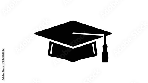 Graduation Cap Academic Achievement Symbol.