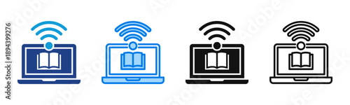 Digital Training Consistent and versatile vector icons illustrating essential concepts in various styles