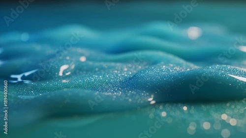 Wallpaper Mural Sparkling water droplets create beautiful patterns and textures on the surface. Torontodigital.ca