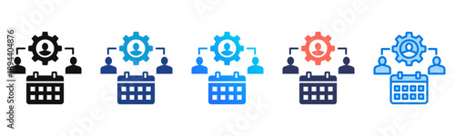 Workforce Planning Consistent and versatile vector icons illustrating essential concepts in various styles