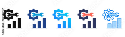 Skill Development Consistent and versatile vector icons illustrating essential concepts in various styles