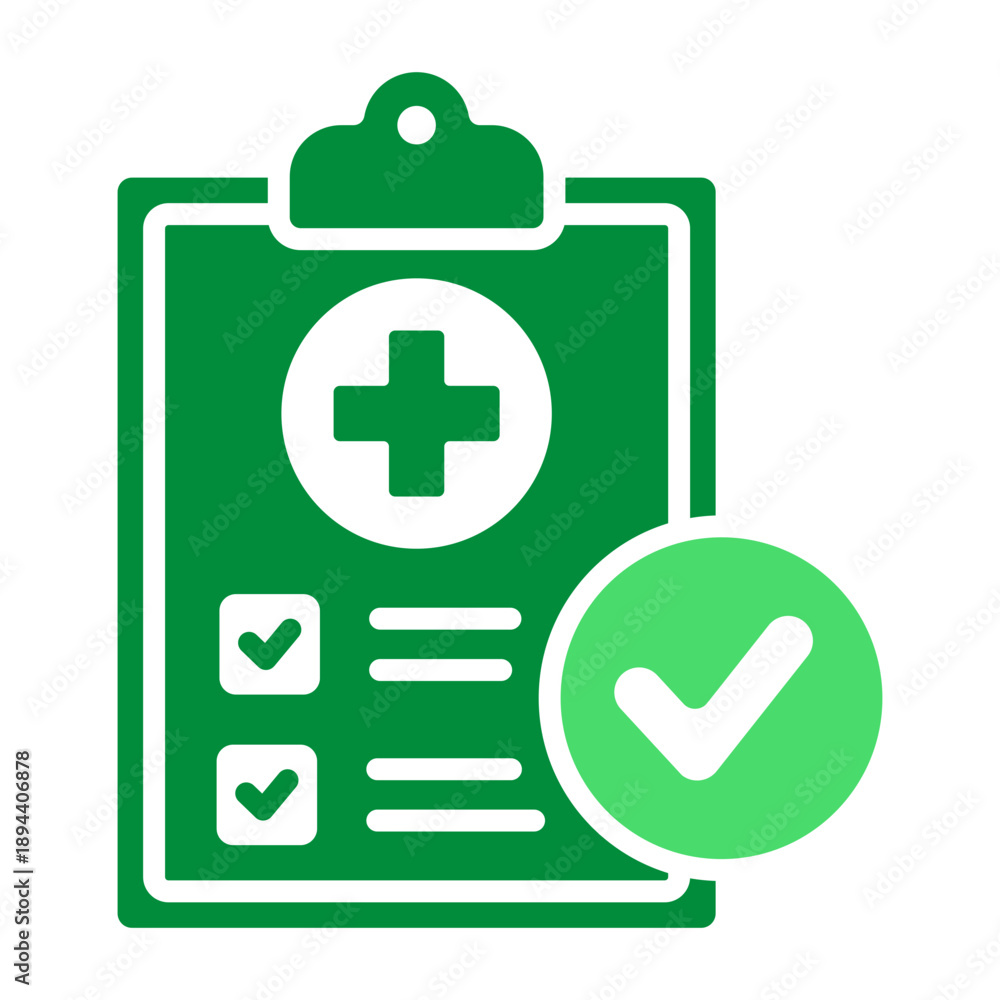 Obraz premium Medical Report Icon