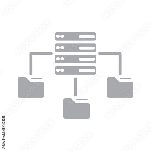 Server and folder diagram