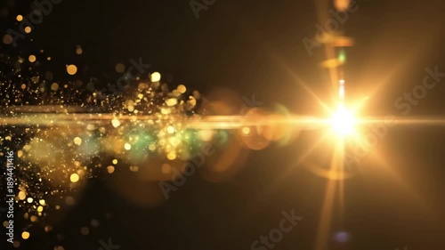 Wallpaper Mural Green Screen golden light lens flare alpha channel scene 4 with distortion, overlay, glitch, static noise, scan lines on black background, 4k animated video loop Torontodigital.ca