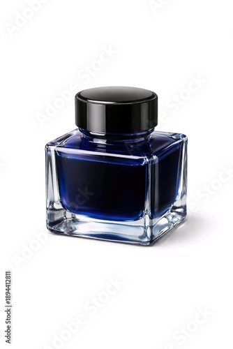 Wallpaper Mural Glass Inkwell Filled with Blue Ink Torontodigital.ca