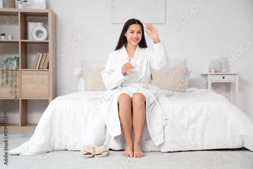 Young woman with estrogen p...