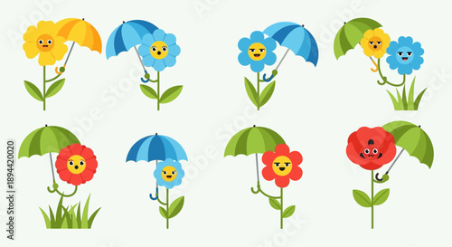 Collection of diverse computer keyboards on colorful backgrounds