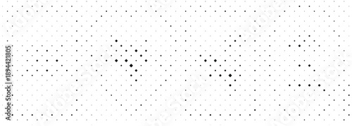 Monochrome halftone dotted design with gradient. Perfect for backgrounds or graphic design elements