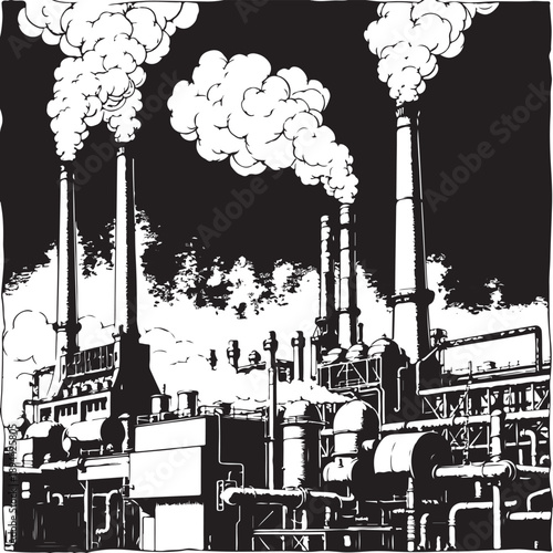 Hand drawn vintage vector illustration of an old European urban landscape featuring a city bridge and architecture from Paris to Italy in a classic sketch art design