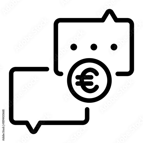 euro line icon