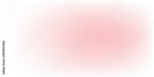 red-white gradient halftone dots background. Pop art in vector illustration for your creative design