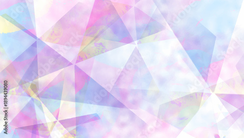 光り輝く　ステンドグラス　プリズム　テクスチャー