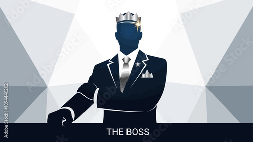 The Boss: Symbol of Corporate Success and Strong Business Leadership