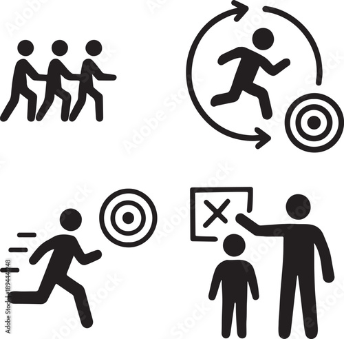 Business Growth & Mentorship Icons