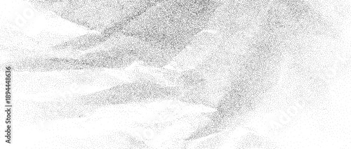 Stippled grunge craft paper wallpaper. Gritty grain noise powder background. Distressed kraft particle overlay. Rough abstract dotted texture. Vector scattered tiny speckles, specks or flecks surface