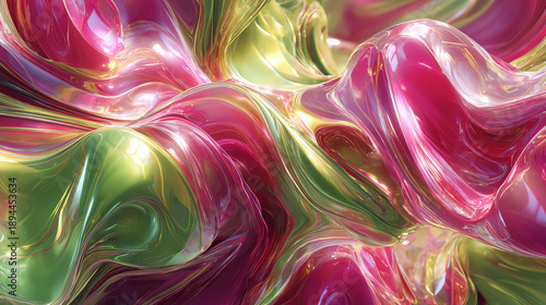 Vibrant Abstract Color Waves
