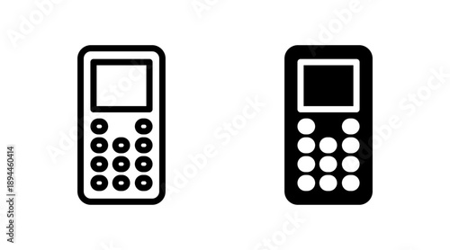 Phone icon set vector. Call sign and symbol. telephone symbol