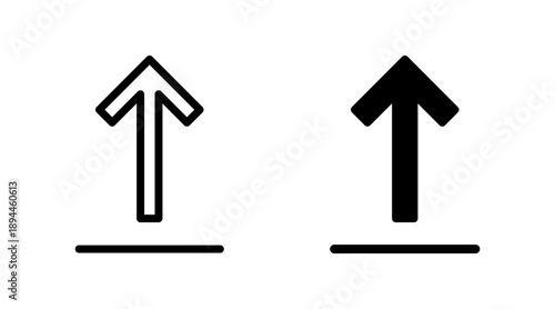 Upload icon set vector. load data sign and symbol