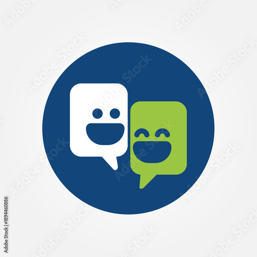 Communication icons. Online communication, Discussion, video conference, talk. Vector illustration.