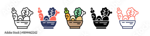 Healthy Food multiple icon