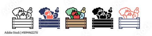 Organic Food multiple icon
